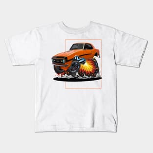 1968 Chevy Camaro SS Hot Rod Kids T-Shirt